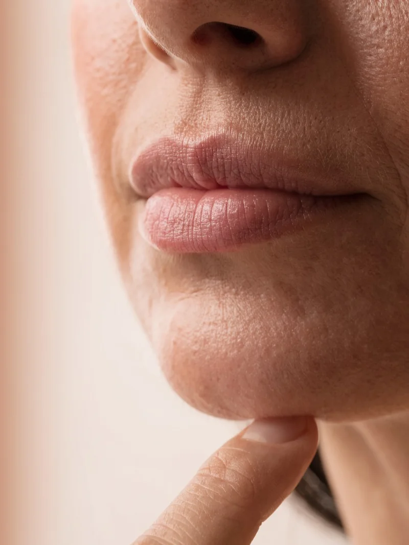 Symbolbild: Lippen und Kinnpartie